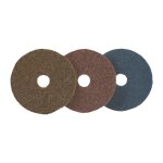 Disque abrasif en non - tiss� d. 115 mm very fine bleu pr� - estamp�