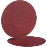 Disque abrasif papier velcro bw 115 - � 150 grain 60 - sans trous - hermes - 738999