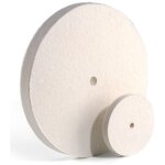 Disque en coton 200 x 25 mm pour touret a meuler Disque en coton 200 x 25 mm pour touret a meuler