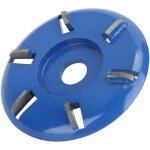 Disque de coupe en bois, disque de sculpture sur bois en acier � 6 dents, outil de travail du bois, meuleuse ...