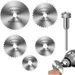 Disques de coupe pour dremel, hss, lame mini scie circulaire pour couper bois, plastique et mtal