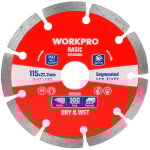 Disque � couper diamant denture segment�, basic �115 x 22, 2 x 7 mm