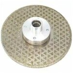 Disque diamant 125mm lame de scie �lectroplaqu� pour coupe et meulage pierre granit marbre tuile