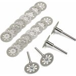 Disque diamant de coupe, 20pcs 22mm diamant mini disques  trononner avec 4 pices mandrins tiges pour ...