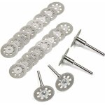 Disque diamant de coupe, 20pcs 22mm diamant mini disques à tronçonner avec 4 pièces mandrins tiges pour ... Disque diamant de coupe, 20pcs 22mm diamant mini disques à tronçonner avec 4 pièces mandrins tiges pour ...