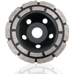 Disque diamant, diamant � meuler b�ton 115 x 22, 2 mm double rang�e, meule diamant�e universelle pour ...