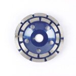 Disque diamant, diamant � meuler b�ton 115 x 22, 2 mm double rang�e, meule diamant�e universelle pour ...