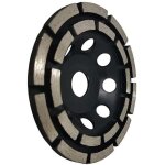 Disque diamant meuler et poncer, meule abrasive diamante 125mm x 22, 23mm double range, pour poncer chape, ...