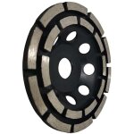 Disque diamant � meuler et poncer, meule abrasive diamant�e 125mm x 22, 23mm � double rang�e, pour poncer ...