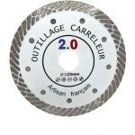 ?disque diamant turbo 125 mm ? coupe extra fine 1, 2 mm carrelage & marbre outillage carreleur 2. 0
