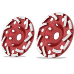 Disque diamant�, 2 pi�ces, 125 x 22. 2 mm, meule diamant�e universelle, id�al pour b�ton, pierre, brique, ...