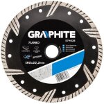 Disque diamant� turbo en graphite 180 mm - pour b�ton et pierre