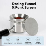 Disque filtrant de 51 mm + anneau magn�tique de r�ception de poudrekit porte - dosettes de caf� avec ...