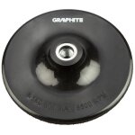 Disque graphite 150 mm m14 - flexible avec velcro pour meuleuses et perceuses