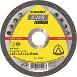Disque klingspor a24r 350x3, 5x25, 4 acier inoxydable
