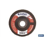Disque lamin� en zirconium de 115 mm, grain 40 - 120, puissance de meulage �lev�e et longue dur�e de ...