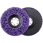 Disques de nettoyage, disque abrasif pour meuleuse d?angle 2 pcs disque de nettoyage en acier inoxydable ...