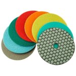Disque de polissage diamanté dedra 125 mm - pour le polissage à sec de la pierre Disque de polissage diamanté dedra 125 mm - pour le polissage à sec de la pierre