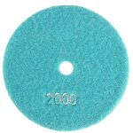 Disques de polissage diamant�s humides de 125 mm (5 pouces) pour granit, b�ton et marbre (2000)