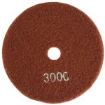 Disques de polissage diamant�s humides de 125 mm (5 pouces) pour granit, b�ton et marbre (3000)