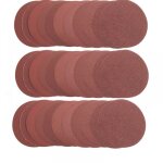 Disques de pon�age 100 mm - support auto - agrippant, papier de verre rond, lot de 100 disques de pon�age ...