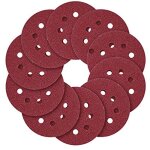 Disque poncage 225 mm, 25 pi�ces disque abrasif, 225mm 10 trous grain p120 disques de pon�age 225mm papier ...