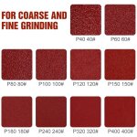 Disques de pon�age 225 mm 25 pi�ces grain p120 10 trous disques abrasifs 225 mm ronds papier abrasif ...