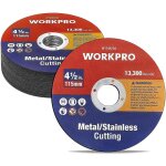 Disque � tron�onner 20 pi�ces, meules � tron�onner � 115 mm pour m�tal, acier inoxydable, accessoires ...