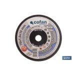 Disque � tron�onner 76 mm x 1 mm pour acier inoxydable, certifi� iso 9001:2000