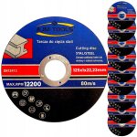 Disque à tronçonner en acier et métal 125 x 1, 0 x 22, 23 mm, lot de 10 disques Disque à tronçonner en acier et métal 125 x 1, 0 x 22, 23 mm, lot de 10 disques