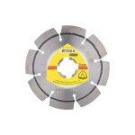 Klingspor - disque  trononner diamant dt 350 u extra x - lock 115 x 22, 23 mm denture standard 8 segments ...