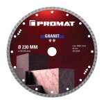 Disque  trononner diamant universel granit d. 230 mm perage de 22, 23 mm hauteur seg. 7 mm paisseur ...