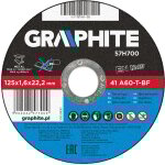 Disque  trononner pour mtaux 125 x 1, 6 x 22 mm, 41 a60 - t - bf