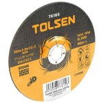 Disque � tron�onner pierre 115 mm 3 mm pour meuleuses - tolsen, coupe pr�cise et contr�l�e