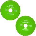 Disque � tron�onner verre, 2pcs disque diamant, meuleuse angle � lame diamant�e, 125 carrelage, � 22, ...
