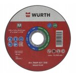 Disque à tronçonner wurth 125 x 1, 0 mm pour acier et métal Disque à tronçonner wurth 125 x 1, 0 mm pour acier et métal