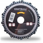 Disque de trononneuse pour branches d'arbres 125 x 22, 2 pour meuleuse