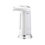 Desineo - distributeur automatique de savon, gel hydroalcoolique 330 ml gris et blanc soap dispenser ...