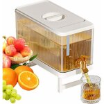 Distributeur de boissons de verre - distributeur de boissons de 4, 5 l avec poign�e � eau distributeur ...