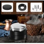 Distributeur de caf� 58mm, doseur � expresso en acier, outil de distribution de caf� � hauteur r�glable, ...