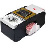 Distributeur de cartes, m�langeur de cartes, poker shuffle machine automatique (shuffle 1 - 2 decks)