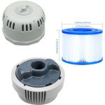 Distributeur de chlore pour piscine bestway ? remplaement p05345 p03821 avec filtre vi et support p6653 ...