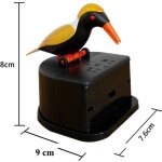 Distributeur de cure - dents pour petit oiseau, distributeur cr�atif de cure - dents pour oiseaux, porte ...