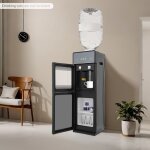 Distributeur d'eau � remplissage par le haut ? double sortie d'eau chaude et froide, mod�le sur pied, ...