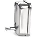 Distributeur mural savon liquide inox pompe manuelle rechargeable pour