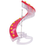 Distributeur de nectar pour oiseaux - mouches en plastique transparent, mangeoire spirale facile � remplir ...