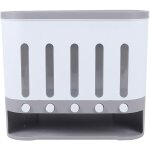 Distributeur de nourriture sche fix au mur, distributeur de stockage  5 grilles 10l, bote de stockage ...