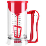 Distributeur de p�te � cr�pes, m�langeur de p�te electrique doseur cr�pes et pancakes capacit� de 1200ml ...