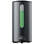 Distributeur de savon liquide automatique commercial mural noir mat grande capacit� 380 ml
