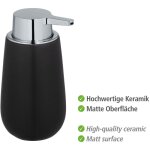 Distributeur de savon liquide badi wenko accessoire salle de bain, rechargeable, idal savon, liquide ...